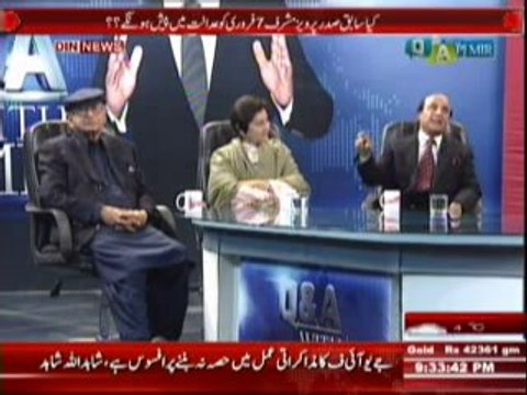 Q & A with PJ Mir (Sabik Sadar Parvez Musharraf Ke Khilaf Qabil Zamanat Warrant Giraftari Jari) 3rd February 2014 Part-2