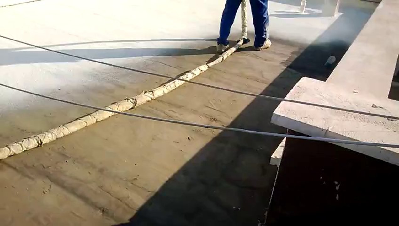 poliüretan sprey köpük izolasyon açık teras çatı uygulaması www.birpol.com