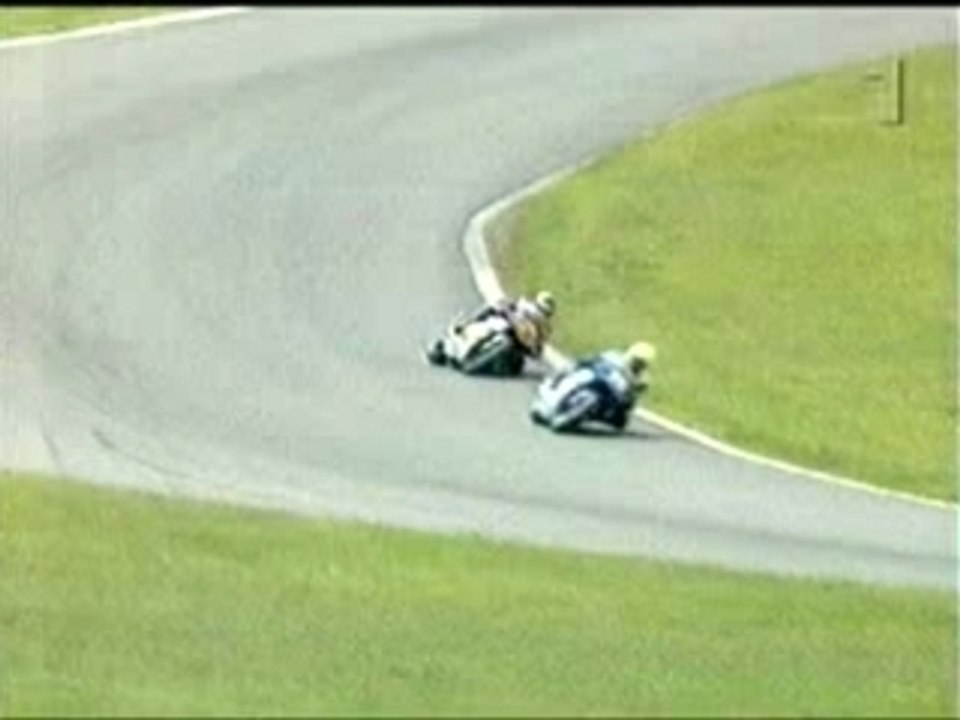 Chute en moto