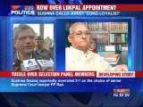 Row breaks out over Lokpal panel appointment