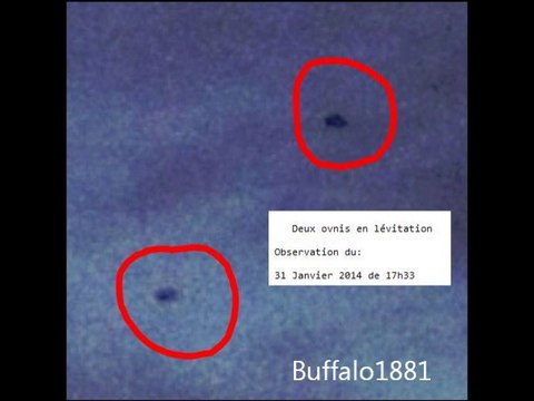 two saucers hovering ( ufo 2014 )