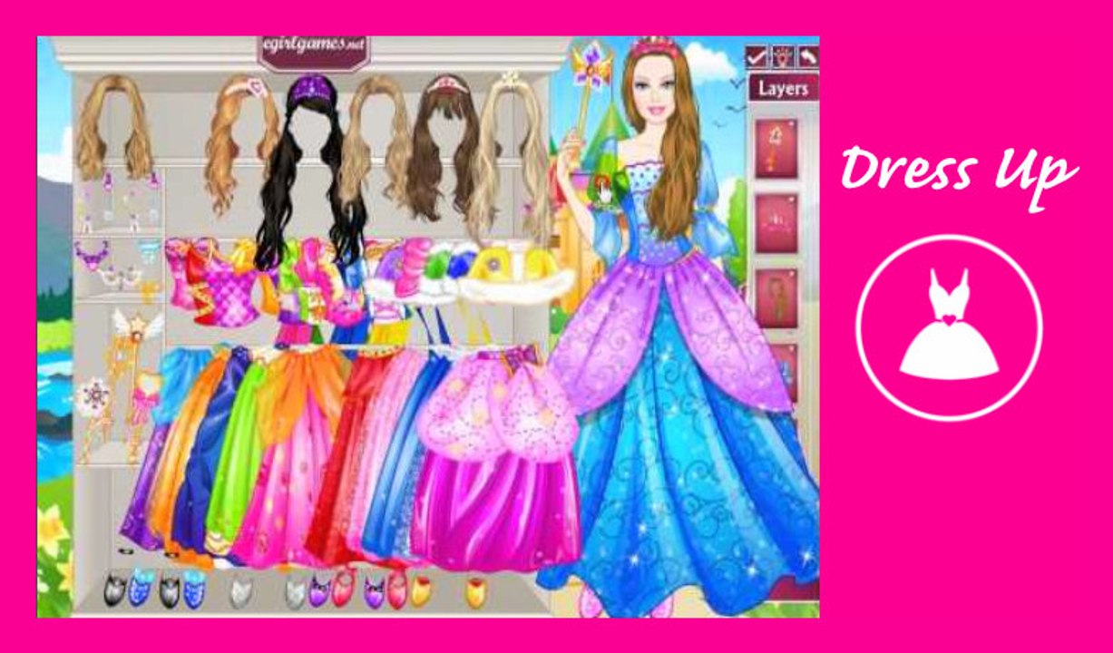 Barbie Disney Costume Dress Up Game