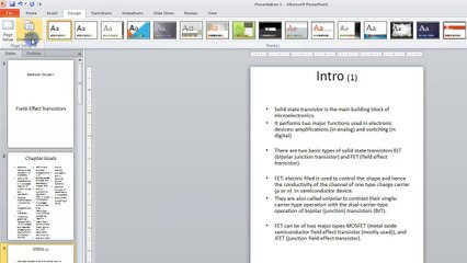 Lesson 08.1 Page Setup - MS PowerPoint by Microsoft Office Power Point 2010  free online video Training Tutorials Urdu and Hindi language