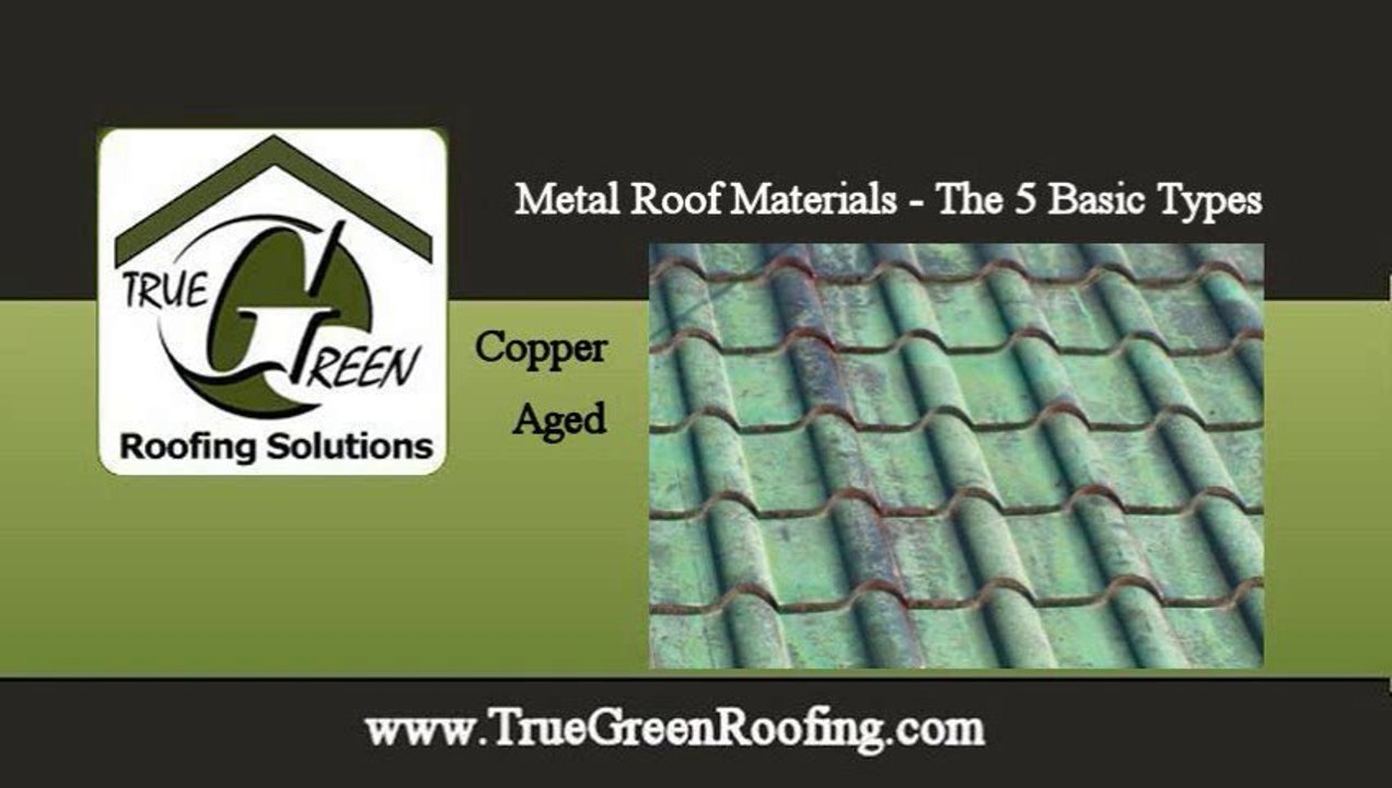 Metal Roof Material 5 Types CALL (775) 225-1590 Carson City NV True Green Roofing