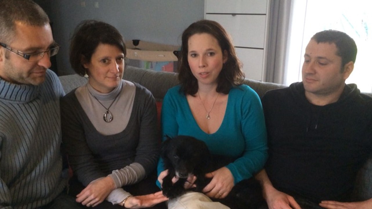 Deux familles pour Peggy, chien fugueur