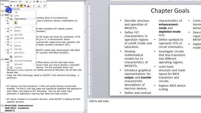 Lesson 11.3 Expanding and Collapsing Slides - MS PowerPoint by Microsoft Office Power Point 2010 free online video Training Tutorials Urdu and Hindi language