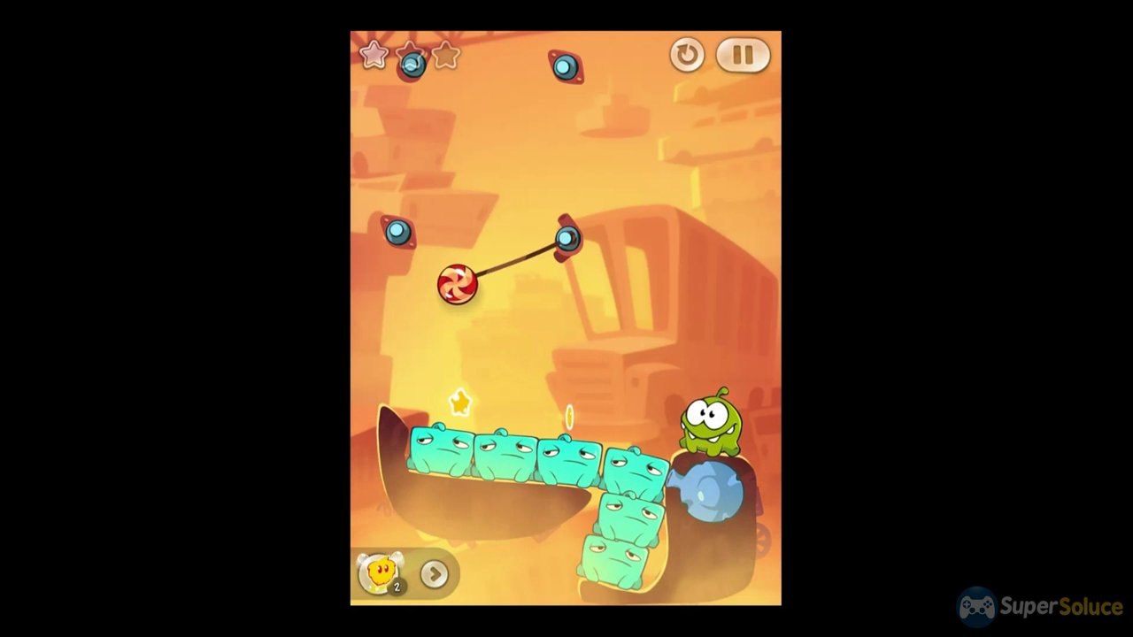 Cut the rope 2 : niveau 3-07