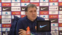 Martino apuesta por el Barcelona y piensa que no tropezará en la Copa