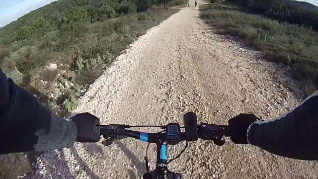 dh vtt pont du gard arnaud et fred