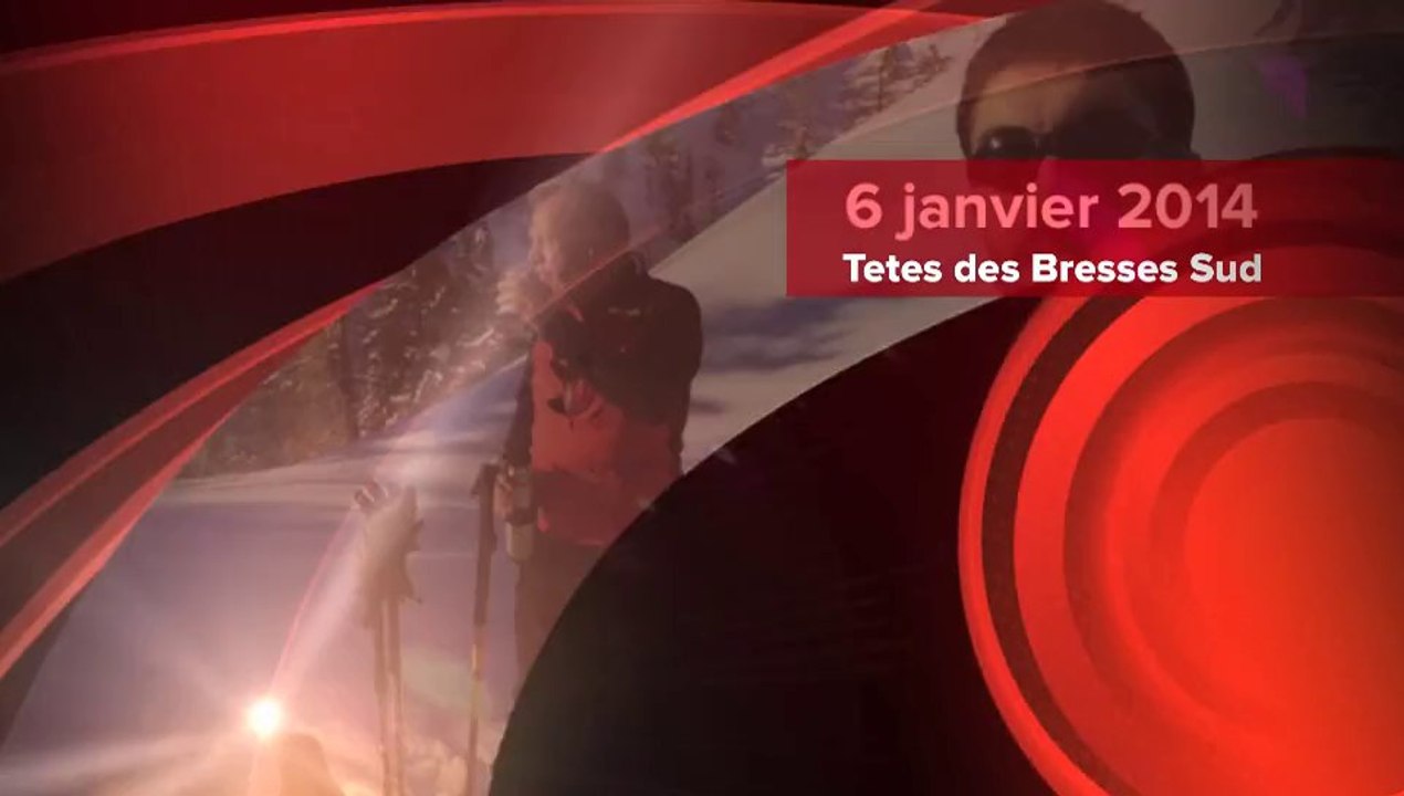 Tetes des Bresses Sud  6 janvier 2014