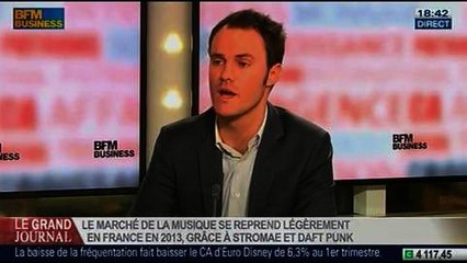 Guillaume Leblanc, directeur général du Syndicat national de l'édition phonographique, dans Le Grand Journal – 04/02 3/4