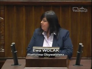 Ewa Wolak - Wystąpienie z dnia 23 stycznia 2014 roku.