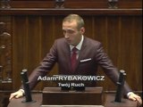 Adam Rybakowicz - Wystąpienie z dnia 23 stycznia 2014 roku.