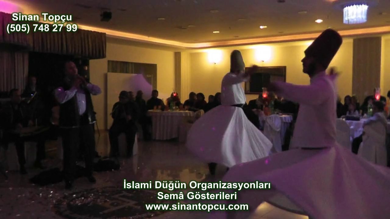 sinan topçu bursa hanif düğün salonu islami düğün organizasyonu ve semazen gösterisi programı