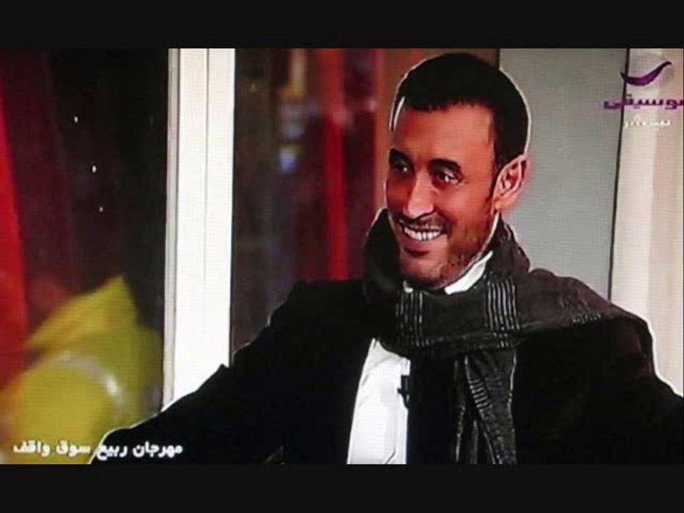 لقاء مع القيصر كاظم الساهر على هامش مهرجان ربيع سوق واقف 2014