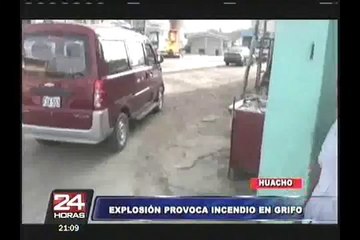 Incendio en Huacho: grifo explota causando pánico entre pobladores