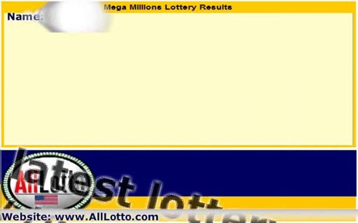 Mega Millions Lottery Drawing Results for February 4, 2014
