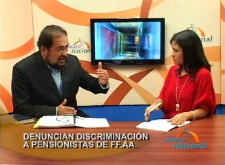 Entrevista: Denuncian discriminación a pensionistas de FF.AA