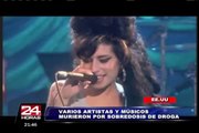 Artistas y músicos famosos que murieron por sobredosis