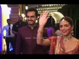 Esha Deol & Husband Bharat Takhtani Spotted at Ahana Deol Pre Wedding Sangeet Ceremony