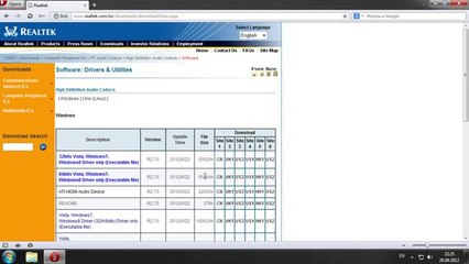 Как установить Realtek
