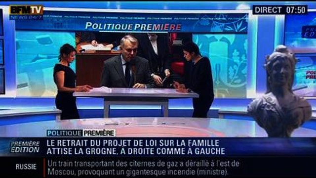 Politique Première: Recul sur la loi famille, grognement à droite comme à gauche - 05/02