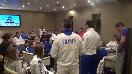 L'Equipe de France est arrivée à Lisbonne ! Euro Karaté Jeunes 2014