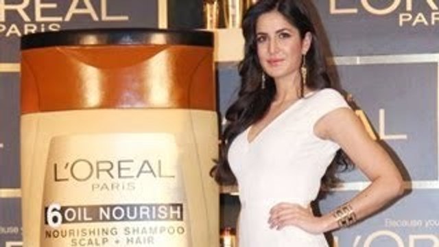 Katrina Kaif Launches L'oreal New Hair Care Range 6 Oil Nourish !