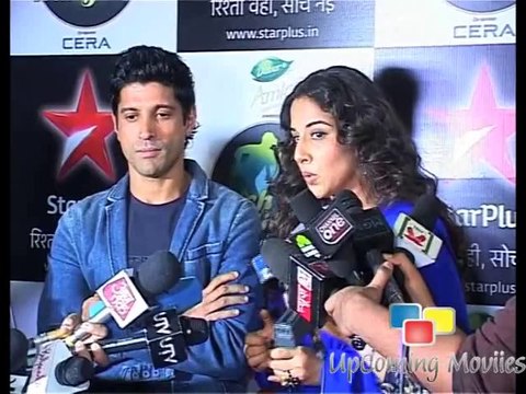 vidya balan and farhan akhtar shaadi ke side effects at nach baliye 6 Grand finale