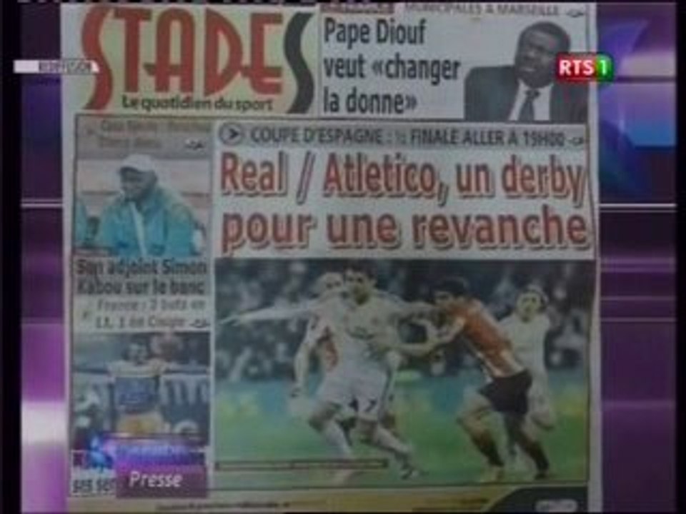 Revue de presse du mercredi 05 février 2014 (RTS1)