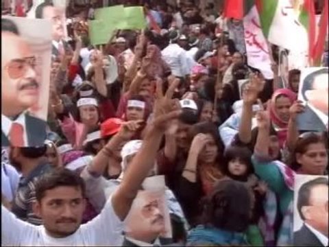 Part5 - MQM Expresses Solidarity With QeT Altaf Hussain (02 Feb 2014, M.A Jinnah Road)