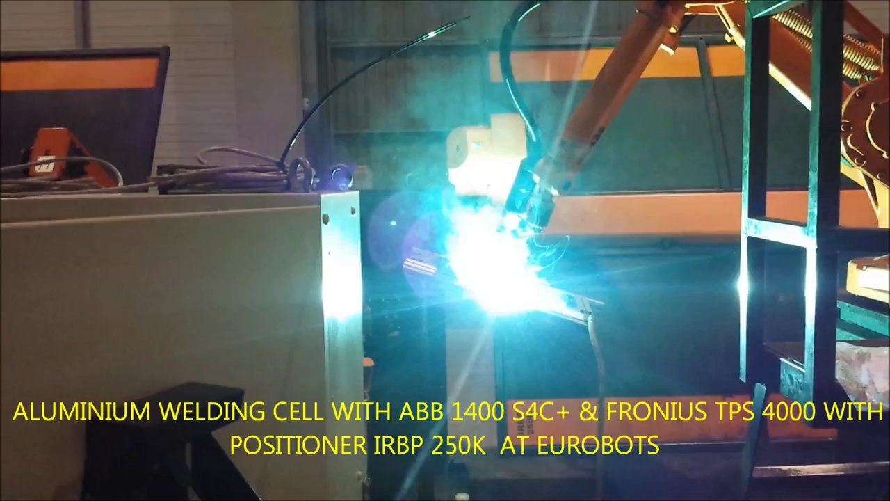 Isola robot usato  ABB 1400 IRBP250K  FRONIUS TPS 4000