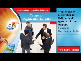 Company Registration India - Offers Ranges of Company Services