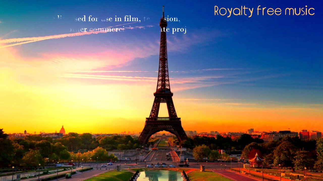 ROYALTY FREE MUSIC "Sky Over Paris" - Beautiful soft jazz free track