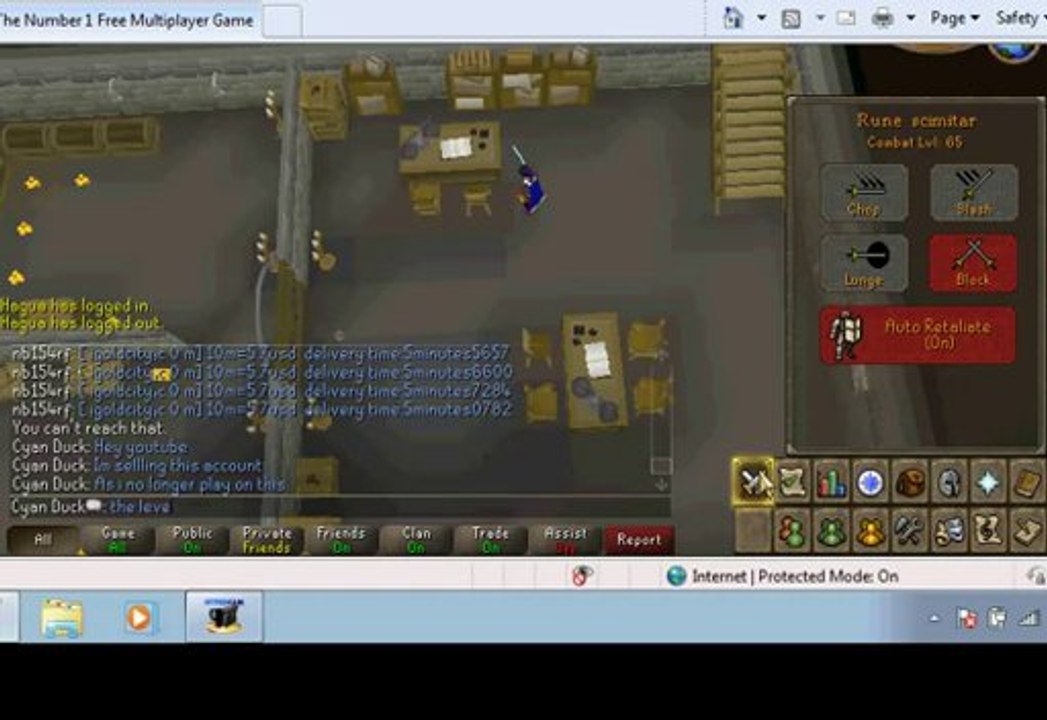 PlayerUp.com - Buy Sell Accounts - Runescape account for sale(7)