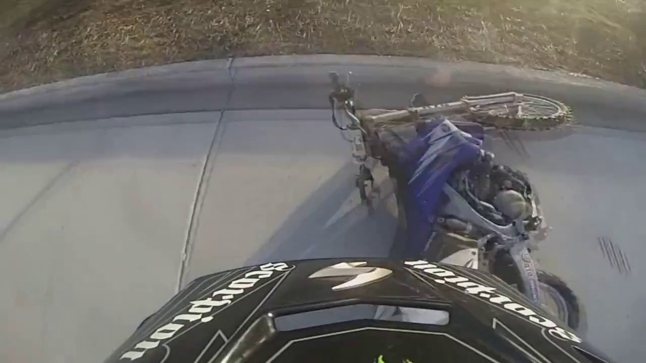 Ditching The Cops On YZ 250F Plus CRASH