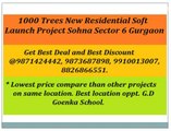 91-9873687898::Geoworks 1000 Trees New Residential Project Sohna Sector 6 GGN