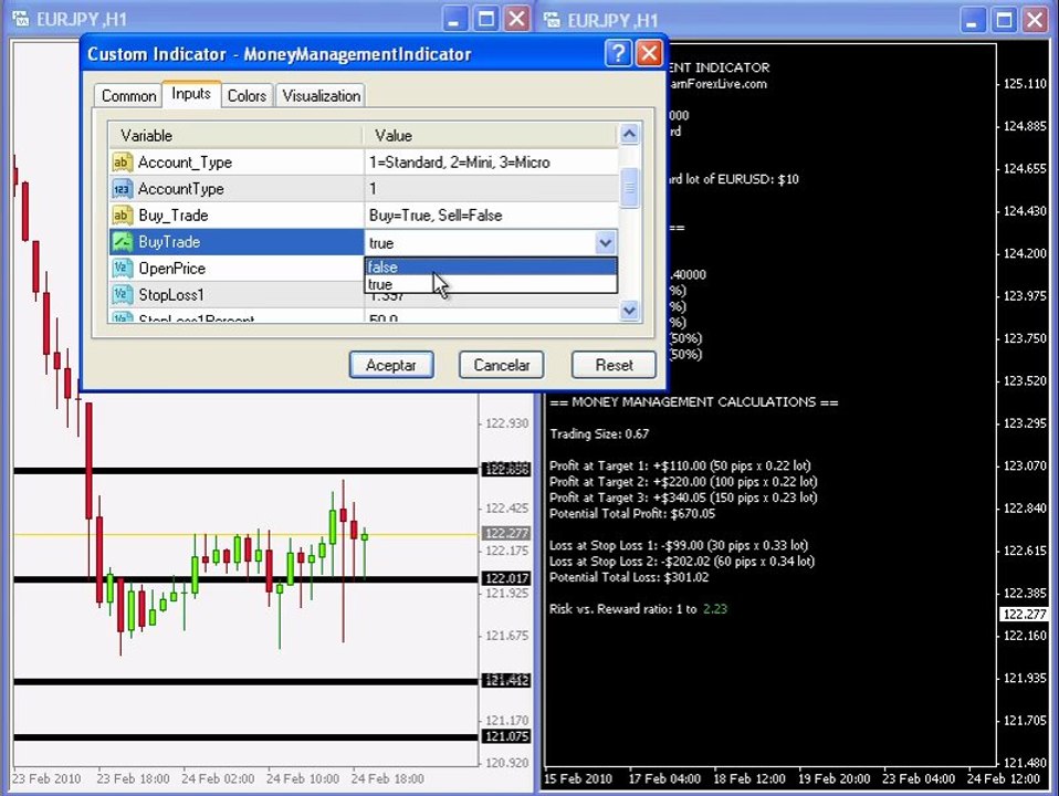 3 - Money Management Indicator