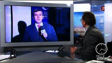 Quand un journaliste de France 2 gêne un camion de livraison