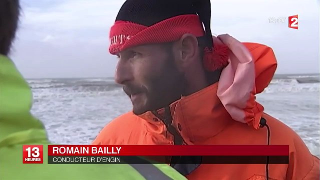 La tempête Petra repousse la dune des Mouettes, en Vendée