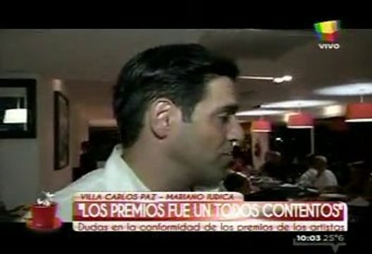 Iúdica nota en Desayuno Americano (sobre premios Carlos) - 05 de Febrero