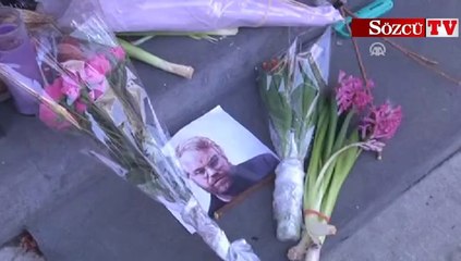 Aktörün evine ziyaretler sürüyor