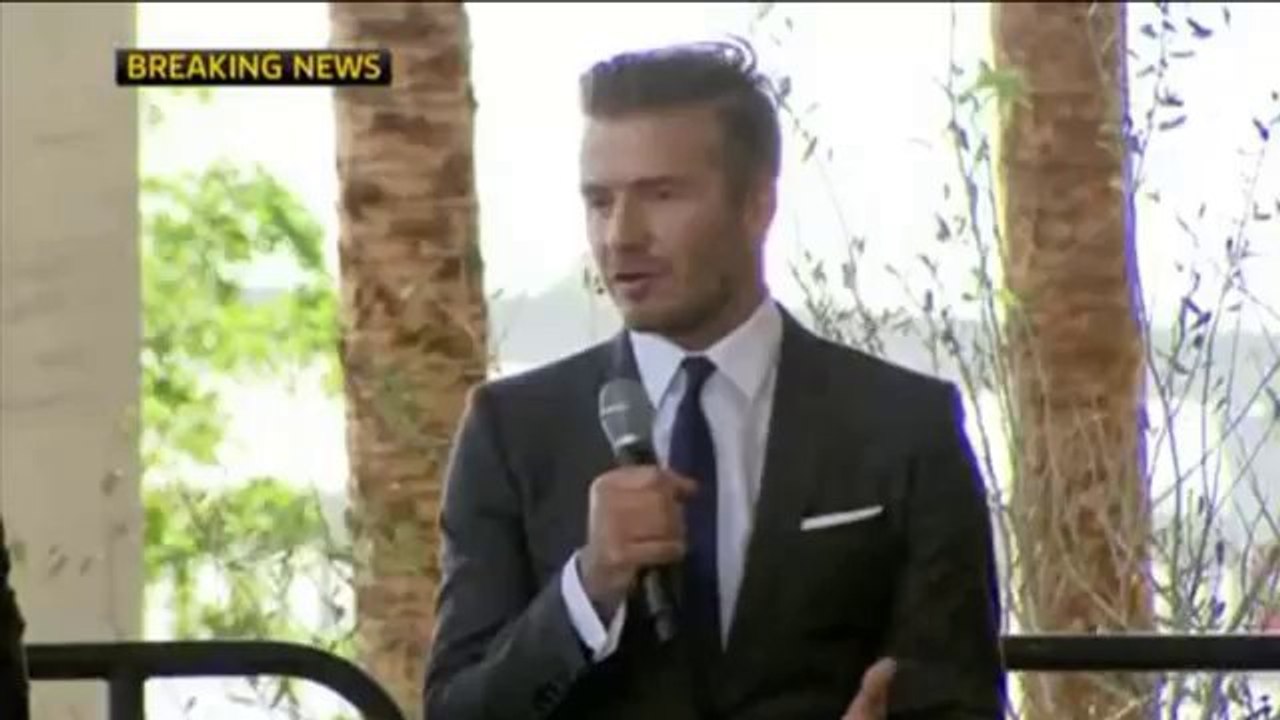 David Beckham talks about owning his new Miami soccer team