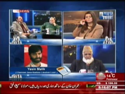 News Night with Neelum Nawab (Mukadma Kashmir Aur Hukumat Pakistan Ki Policia) 5th February 2014 Part-1