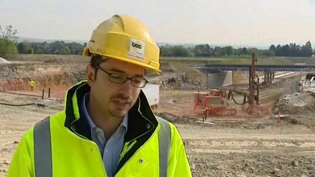 Chantier de la Lino : des tirs à l’explosifs pour creuser le tunnel de Talant (2011)