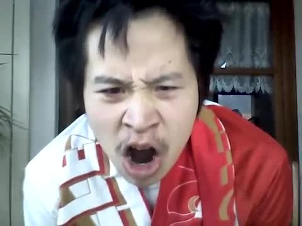 Supporter de Monaco très chaud avant le match PSG