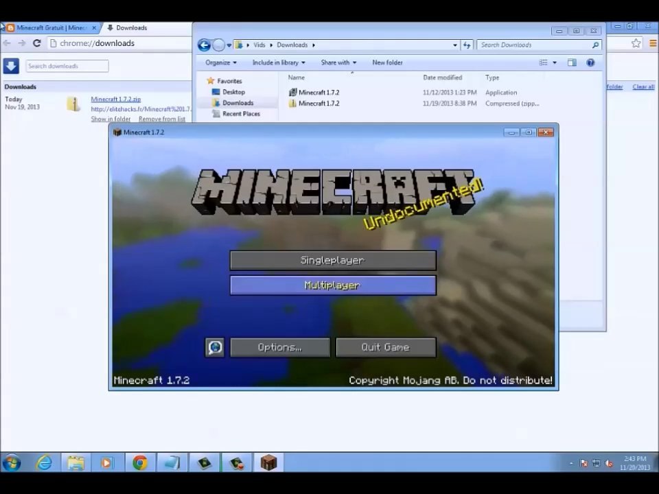 [TUTO] Comment Avoir Télécharger Et Jouer Minecraft Gratuit