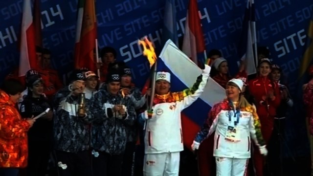 Olympic Torch arrives in Sochi