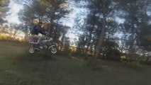 DAX 125 Dirt Bike Jumps   Crash