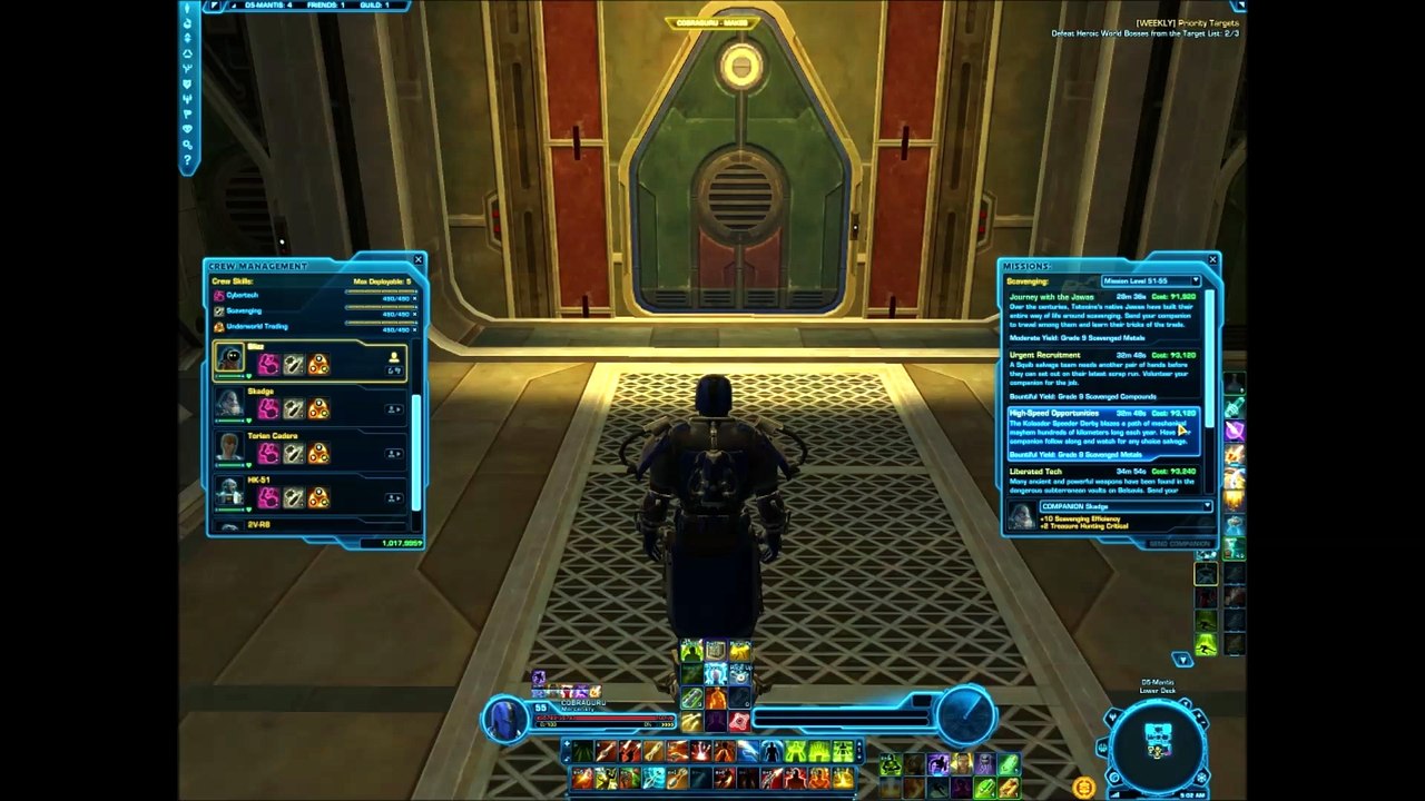 Star Wars The Old Republic : Tutorial : How to make Augmentation kit